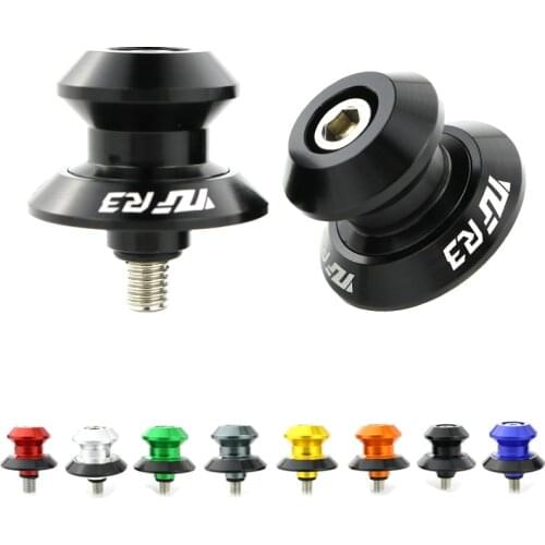 Fit For YAMAHA YZF-R3 R3 2015 2016 2017 2018 2019 CNC Aluminum Alloy Swing Arm Sliders Spools Stand Bobbins