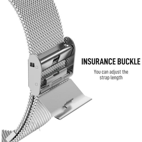 Milanese Watchband for Apple Watch 38mm 42mm 44mm 40mm Stainless Steel Women Men Bracelet Band Strap for iWatch Band 3 4 5 6 SE