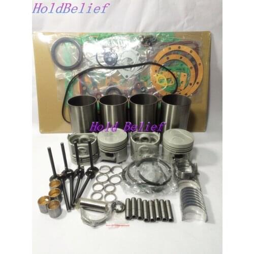 STD Size Overhaul Rebuild Kit For Kubota V2203 Engine For Bobcat Direct Injector