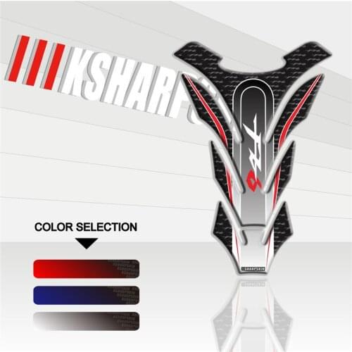 High Quality Motorcycle 3D Oil Gas Fuel Filler Tank Pad stickers MOTO Protective decorative decals For YAMAHA FZ6 FZ 6