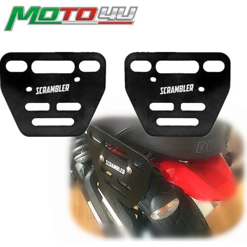 1 Pair Motorcycle Saddle Bags Mounting Brackets Side bag Bracket For Ducati Scrambler