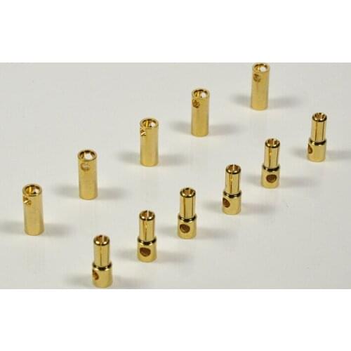 5 Pairs Of 5.5mm Gold Bullet Connector for RC Battery Motor ESC