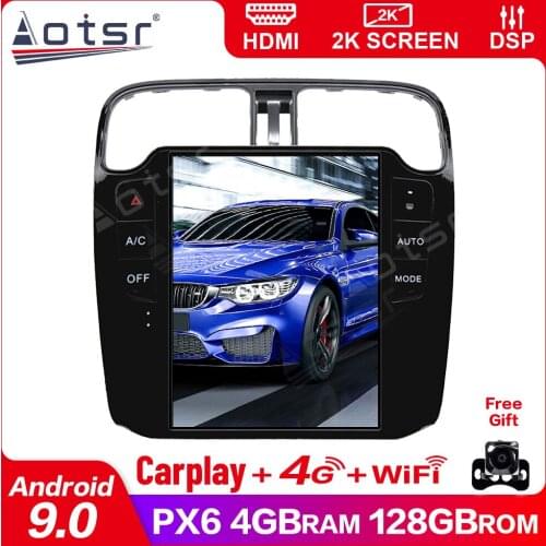 PX6 Android 9.0 4+128G Tesla style Car gps tracker For Volkswagen/VW Polo 2012+ dash cam head unit Car Video Player Head Unit