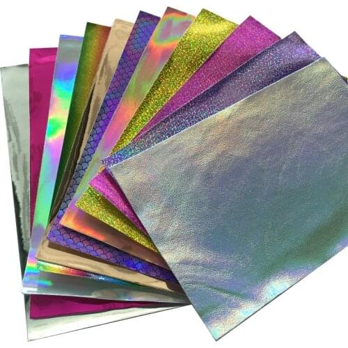 20*30cm Glitter Foil Fabric Glitter Vinyl Leather Sheet For Hair Bows DIY Decoration Crafts 1piece