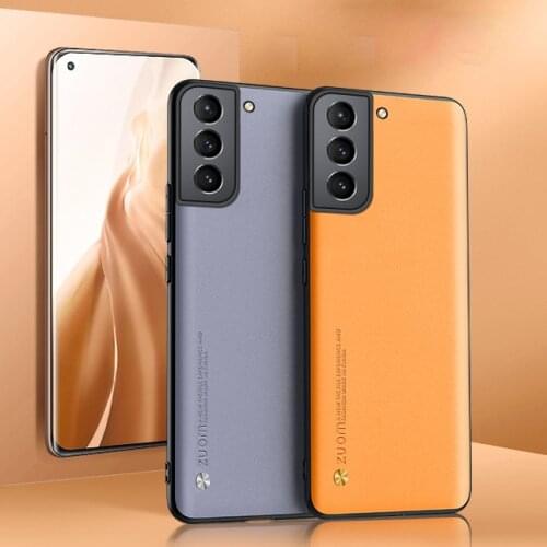 For Samsung Galaxy S21 S20 Plus S20 FE Case Luxury Soft Vegan leather Grain protective Back Cover Case For samsung Note 20 Ultra