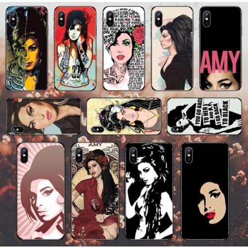Amy Winehouse Phone Case for iPhone 11 12 pro MINI XS MAX 8 7 6 6S Plus X 5S SE 2020 XR