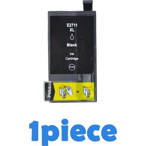 1pc Black T2711 For Epson ink cartridges T2711 T2712 T2713 T2714 WorkForce WF-7110 WF-7610 WF-7620 WF-3620 WF-3640 printers 27XL