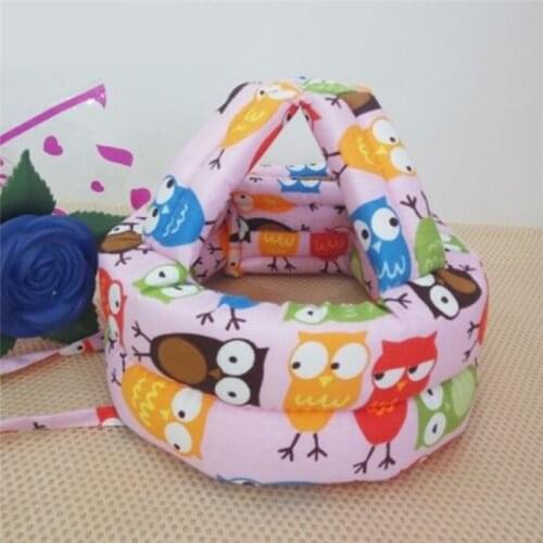 Baby Girl Boy Hat Cotton Safety Helmet Adjustable Baby Protective Cap Toddler Walk Head Security&Protection Newborn Caps