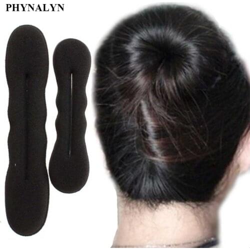 Hair Styling Tools Foam Sponge Ponytail Bun Maker Hair Twister Strong Holder Hair Disk for Woman Girls