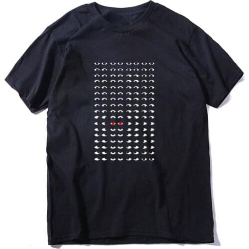 COOLMIND 100% cotton short sleeve cool cat men t shirt loose coo cat eyes print men tshirt o-neck t-shirt mens tee shirts