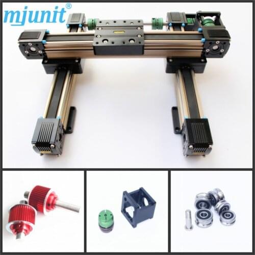 MJUNIT xy postioning axis Linear Motion Shaft Support Series Slide CNC Aluminum Rail high quality