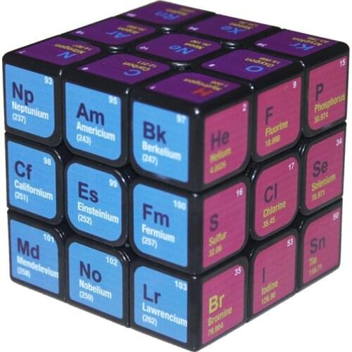 Magic Cube Magnetique UV Print Chemistry Learning Tool Puzzle Cube Speed Cubes Educational Toys Neo Cube Stress Reliever Toys