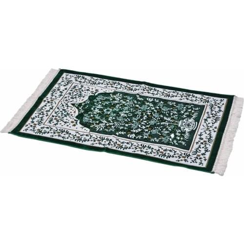 Muslim Islamic Prayer Rug 70*110cm Arabesca Thicken Polyester Cotton Prayer Mat Mosque Lesser Bairam Bow Down To Blankets