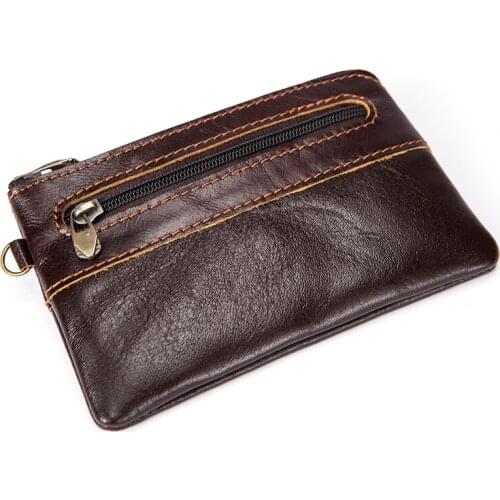 Male Credit Card Holder Thin Mens Bag Mens Genuine Leather Wallet Small Purse for Men Slim Wallet Coin Purse Short