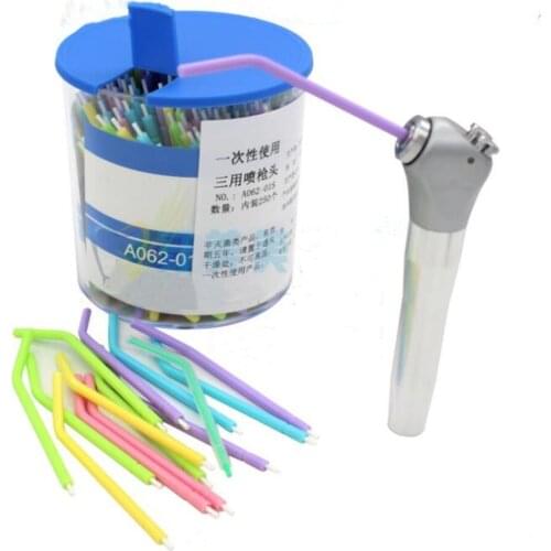 Disposabel Nozzles For Dental 3 Way Air Water Spray Syringe For Dental Chair Equipment Unit Dental Basic Insturment Handpiece