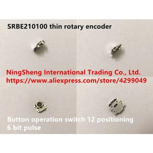 Original new 100% SRBE210100 thin rotary encoder button operation switch 12 positioning 6 bit pulse