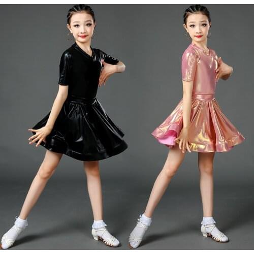 Summer Dance Dress Childrens Latin Dance Clothes Girls Dance Practice Clothes Examination Performance Competition Clothes