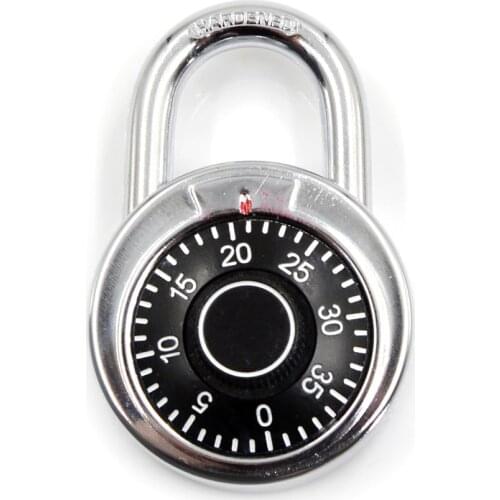 Rotary Padlock Digit Combination Code Lock Safe Round Dial Number Luggage Suitcase Security Bicycle Suitcase Drawer Cabinet