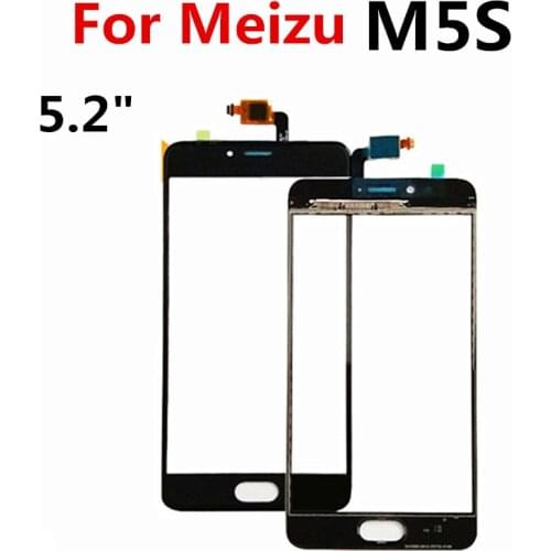 5.2 Inch For Meizu M5S Touch Screen Panel Sensor for Meizu Meilan 5S Front outer Lens Glass Replacement Parts