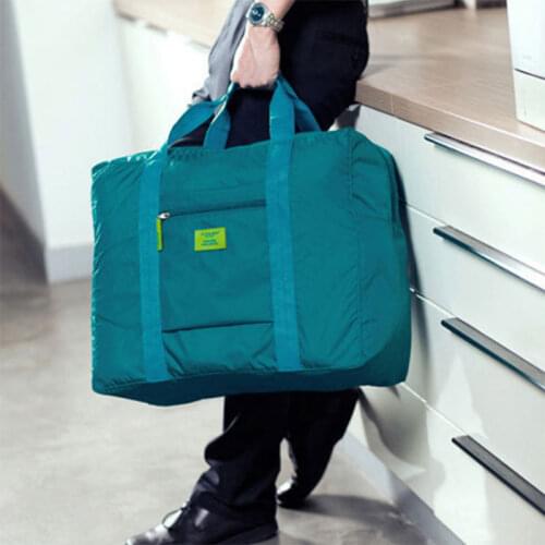 Foldable Waterproof Travel Handbag Suitcase Storage Bag Large Capacity Shoulder Bags AC889