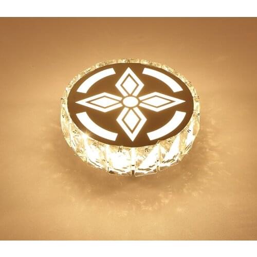 IWHD Stainless Steel Plafondlamp LED Ceiling Lamps For Living Room Bedroom Kitchen Lamp Crystal Ceiling Lighting Fixtures Lustre