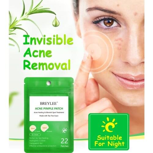 Waterproof Acne Pimple Patch Stickers Acne Removing Pimple Remover Tool Blemish Spot Facial Mask Skin Care Waterproof 22 Patches