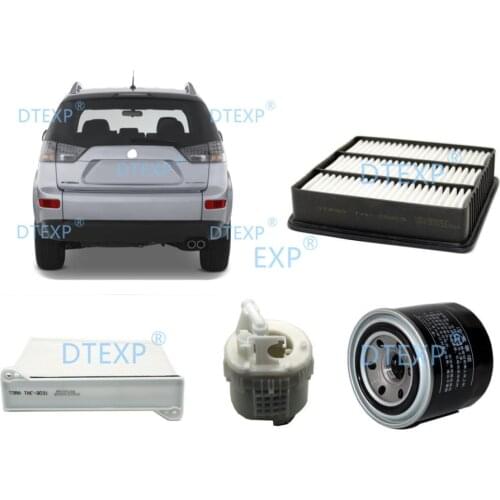 Air Filter for Outlander Air Conditioner AC Filter Engine Oil Filter Petrol Fuel Filter for Airtrek MD135737 1770A046 2.4L 3.0L