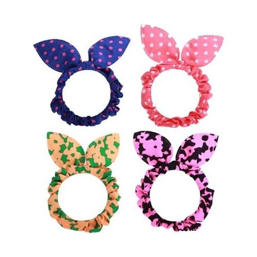 New 5 Pieces Nice and Lovely Kids Children Girls Jewelry Baby Headwear Rabbit Ears Hair Rope