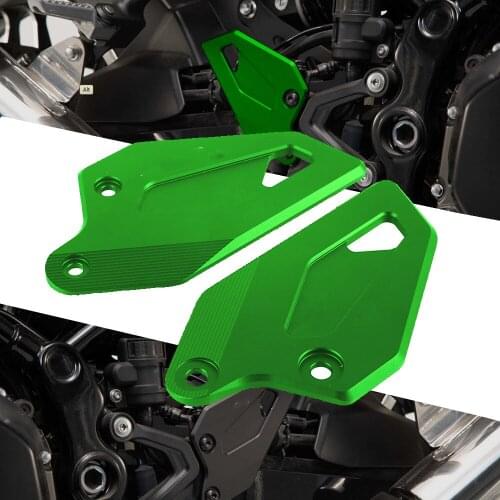 For KAWASAKI Z900RS Z900 RS 2017-2021 Motorcycle Accessories Foot Peg Heel Protection Protective Film Mount Heel Guard Protector