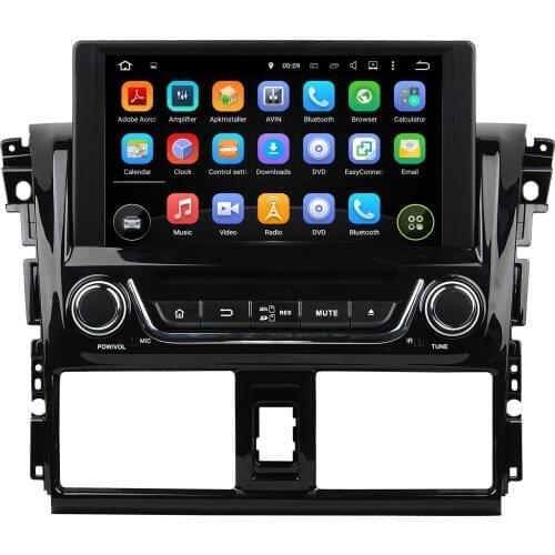 8" Android 10.0 PX6 Car Radio For Toyota Yaris 2014 Car DVD Player Stereo 6 Core Audio Navigation DSP 4+64G Multimedia Player