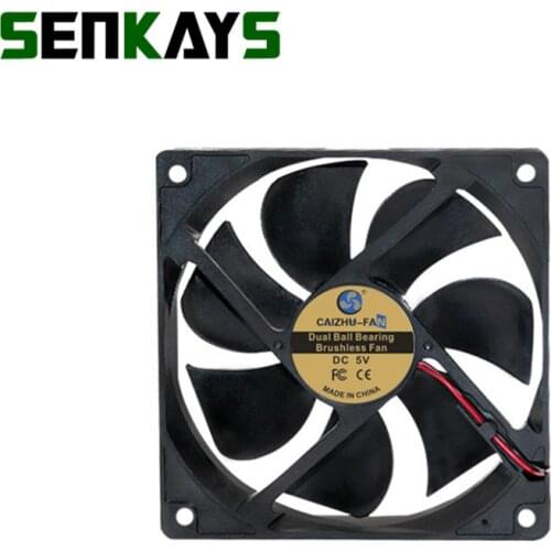 Dual Ball Bearing 120MM 12cm 12025 CPU Fan 120x120x25mm DC 5V 12V 24V Computer Case Cooling Fan 2pin