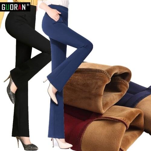 Summer stlye women office work pants High stretch cotton ladies straight pants female High Waist trousers Plus size S-XXXL 4XL