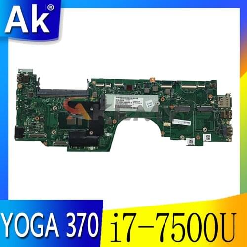 Laptop motherboard For LENOVO YOGA 370 SR2ZV i7-7500U Mainboard LA-E291P