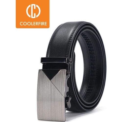 Fashion Designers Men Automatic Buckle Leather luxury Belts Business Male Alloy buckle Belts for Men Ceinture Homme ZD082
