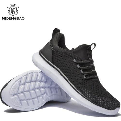 Men Sneakers Breathable Running Shoes Men Lightweight Non-slip Sneakers Comfort Sport Shoes Walking Zapatillas Larger Size 50