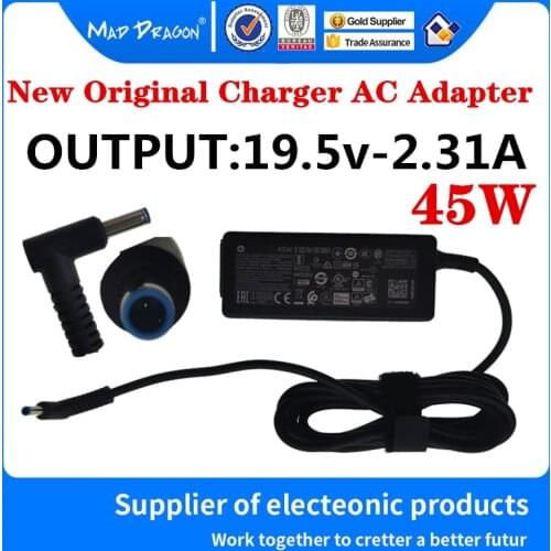 New Original For HP Laptop 45W Power Adapter Charger Cable (Blue Tip Connector Only) L25296-003 741727-001 TPN-DA16 R-41013153