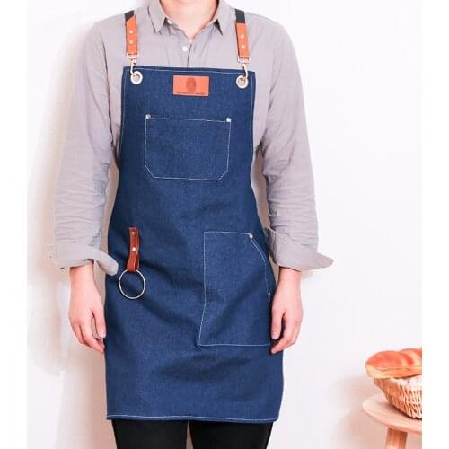 Nuevo delantal de estilista con silueta ajustable Unisex, uniformes de Zapatero con bolsillos, bata para arte, delantales para m