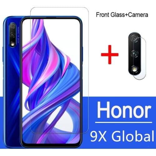 Front Tempered glass For Huawei Honor 9x Premium Glass Screen Protector camera Lens Film Glass On For Honor 9X Global 6.59