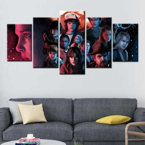 Stranger things poster Modern Wall Art Canvas Painting posters and prints Kids Room Decoration wall pictures for living room
