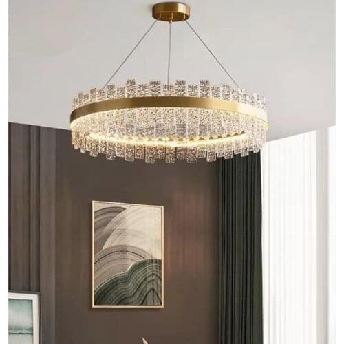 Pendant Lamp Crystal Chandelier Livingroom Bedroom Diningroom Pendant Light Hanging Lighting Indoor Home