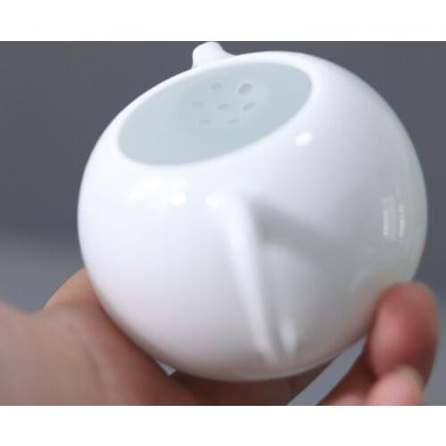 Yixing Teapot White Porcelain Jasmine Herbal Tea Kettle Teapots Chinese Samovar Tetera Ceramica Kitchen Supplies EH60TP