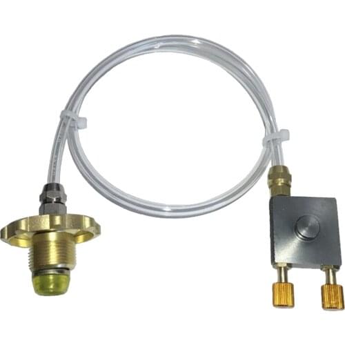 Iron Propane Gas Refill Adapter Inflatable Valve Set For Camp Stove Accessories Home BBQ Picnic Cooking