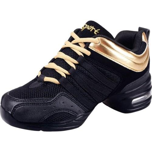 New Women Dance Shoes girls Sports Soft Outsole Breath Breathable women sneakers Practice Shoes Modern Jazz Shoes Sneakers