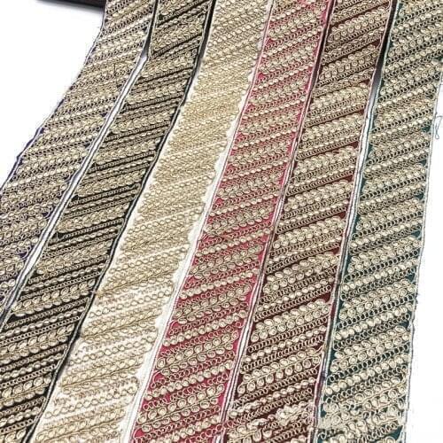 1 Yards Trim Lace Ribbon Fabric Garment Clothes Accessories Fabric for Sewing