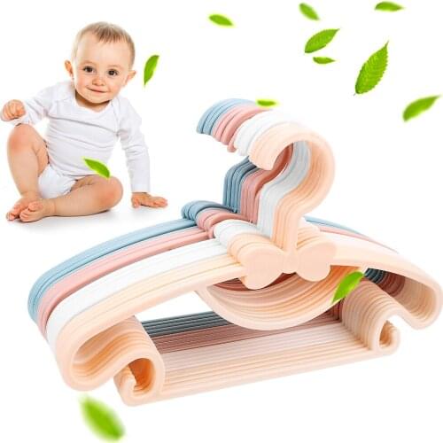 5 Pieces Plastic Kids Toddler Baby Clothes Coat Hangers Clothes Drying Rack Children Clothes Hanger