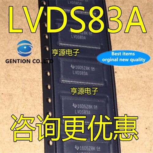 5Pcs SN75LVDS83ADGGR Silkscreen LVDS83A TSSOP56 in stock 100% new and original