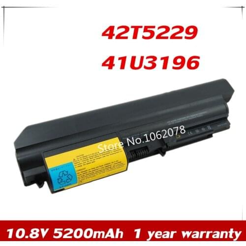 7XINbox 42T5229 Battery For IBM ThinkPad 41U3196 41U3197 41U3198 42T5225 42T5262 42T4532 R400 T400 R61 R61i T61 T61p T61u
