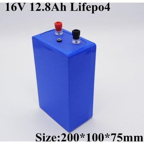 Lifepo4 Battery 16v 12.8Ah 12ah 5s 26650 Cell with Charger BMS for Test Equipment 4.74a 2.1a 16v 3.42a Power Supply Bank Adapter