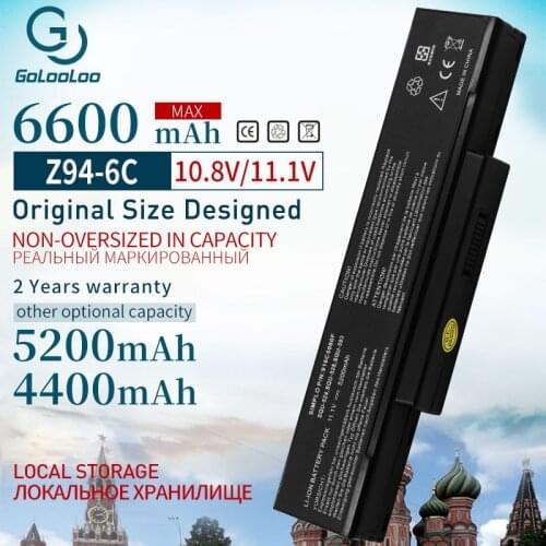 Golooloo 11.1v Battery for Asus SQU-526 SQU-528 M51 S62 S96 Z53 Z94 A32-F3 A32-F2 A32-Z94 A32-Z96 A33-F3 BTY-M66 BTY-M67 CBPIL44