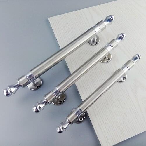 Wooden door handle for furniture, sliding door handle for bathroom, bedroom, dining room and wardrobe, 270mm / 300mm / 350mm